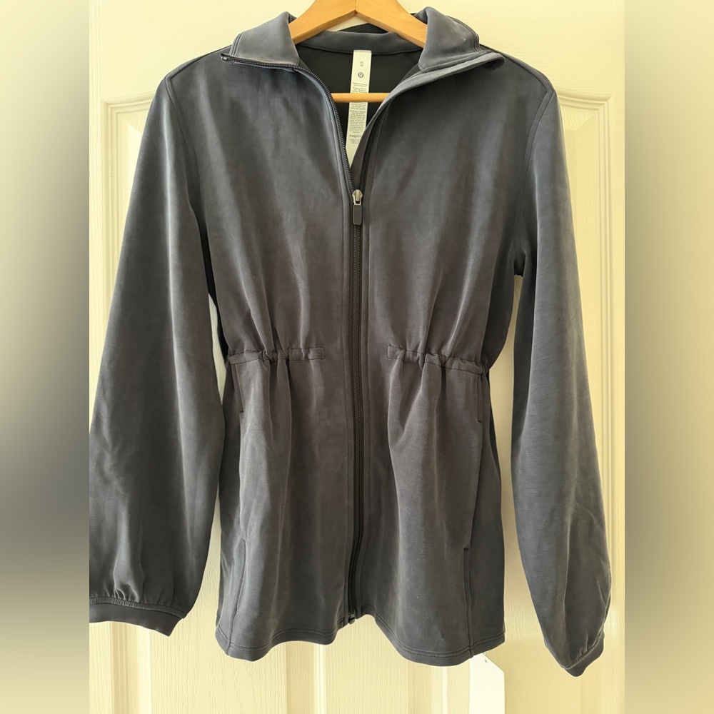 lululemon Softstreme Cinch-Waist Full-Zip Jacket Women Size XS